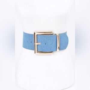 Denim Elastic Waist Statement Belt